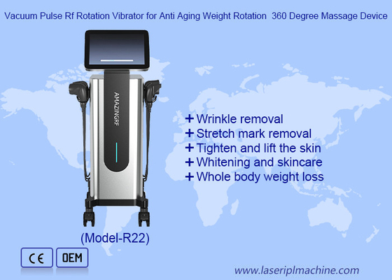 Vacuum Pulse RF Rotation Vibrator cho Anti Aging Weight Rotation 360 độ Máy massage