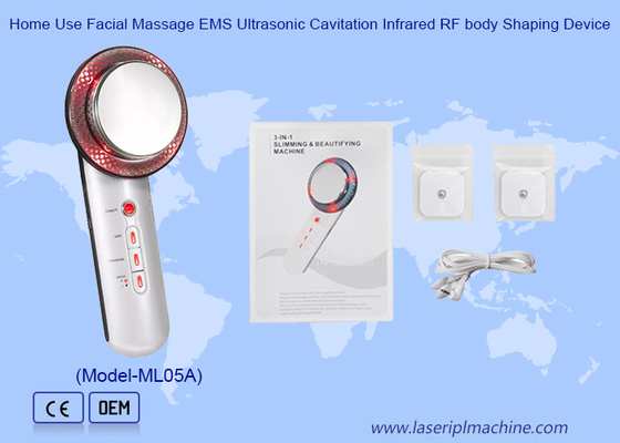 Nhà sử dụng massage khuôn mặt Ems siêu âm Cavitation hồng ngoại RF thiết bị tạo hình cơ thể