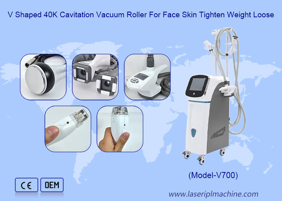 5in1 Vacuum RF Roller 40k Cavitation Infrared Laser Body Slimming Machine
