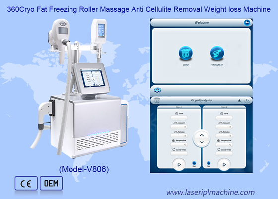 360 Cryo Fat Freezing Roller Massager Máy giảm cân chống cellulite
