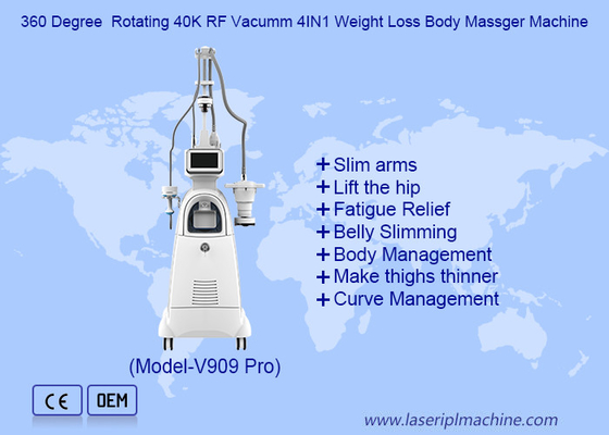 360 độ quay 40K RF Vacumm 4 trong 1 Máy massage cơ thể giảm cân