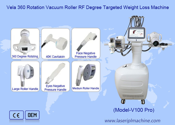 Máy giảm cân 360 Roller Fat Freezing RF Vacuum 40K Cavitation Velashaping