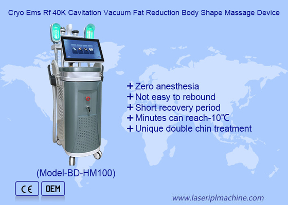 360 Cryo Plus 40K RF chân không EMS Giảm cân da Thắt 360 Cryolipolysis Và Emslim