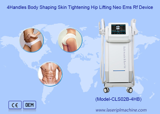 4 Máy xử lý hình dáng cơ thể Khớp da nâng hông Neo Ems RF Thiết bị kích thích cơ bắp