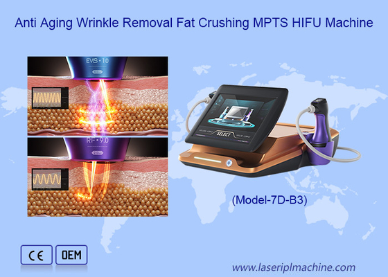 Máy chống nếp nhăn 2 tay 7D 12D MPTS Rf 360HIFU