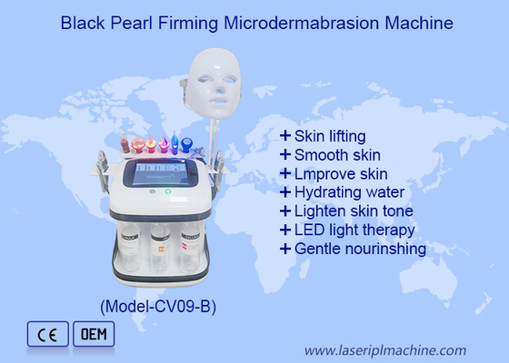 Black Pearl Aqua Peel RF siêu âm Oxy Bubble Hydro Microdermabrasion Machine để làm sạch sâu
