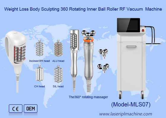 360 độ xoay 7 đầu 2 trong 1 Massage Body Contouring Inner Ball Roller RF Therapy Machine