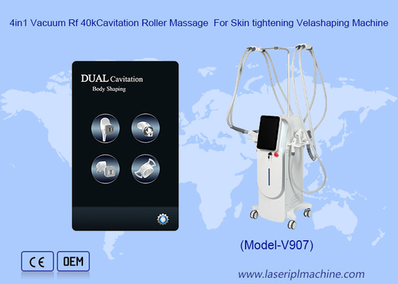 4in1 chân không RF 40kCavitation Massage Roller cho da thắt chặt Velashaping Machine