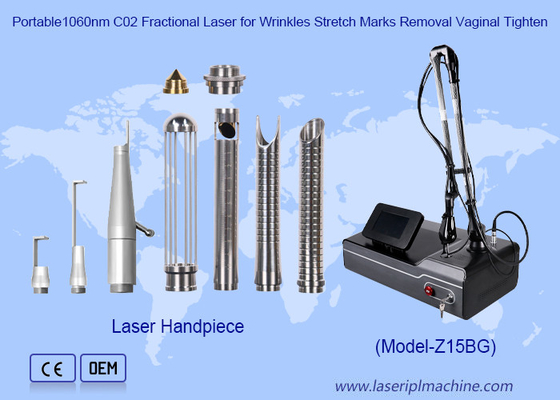 40W 10600nm Fractional CO2 Laser để loại bỏ mụn trứng cá