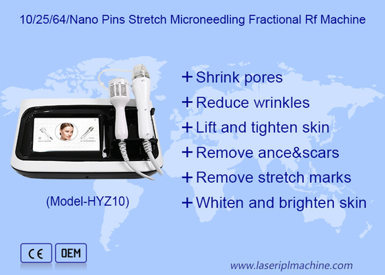 2in1 Gold Microneedle RF Lifting Machine Máy chống lão hóa Máy phân số