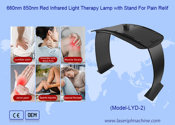 Bảng điều trị bằng đèn LED hồng ngoại và ánh sáng đỏ với chân đế 3 trong 1 để giảm đau cơ thể