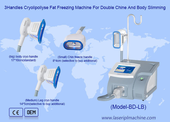 Tay cầm Cryo đông lạnh 360 Giảm béo bằng đông lạnh