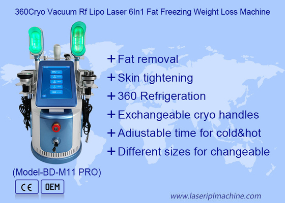650nm - 550nm Cryolipolysis Slimming Machine for Body Shaping / Skin Tigtening