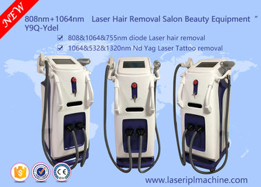 Máy loại bỏ tóc bằng laser 808nm Diode Q Switch Nd Yag Laser Xóa hình xăm