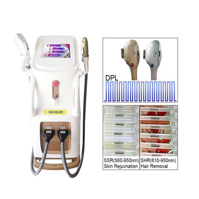 1200W DPL IPL SHR Laser Hair Removal Máy làm sạch da