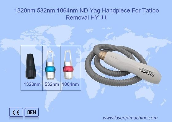 Xóa hình xăm cầm tay 1320nm 532nm 1064nm Nd Yag Laser Handpiece