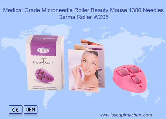 Chuẩn cấp y tế Microneedle Roller Derma Roller chống lão hóa chăm sóc da Beauty Mouse