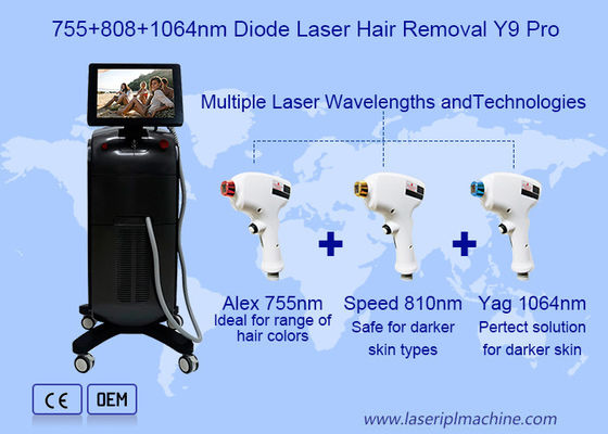 Máy triệt lông bằng laser Diode 4d 755 808 1064nm Mic Channel 4d 755 808