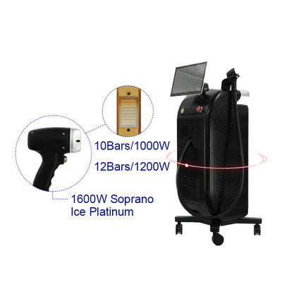 Máy xử lý đơn 3 bước sóng 808 755 1064nm 1200W Diode Laser Hair Removal Y9 Pro