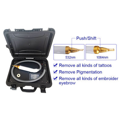Trolley Case 1064nm 532nm 1320nm Q Switch Nd Yag Máy cắt xăm bằng laser