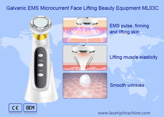 Sử dụng tại nhà Máy làm đẹp nâng cơ mặt Ems rung tần số cao