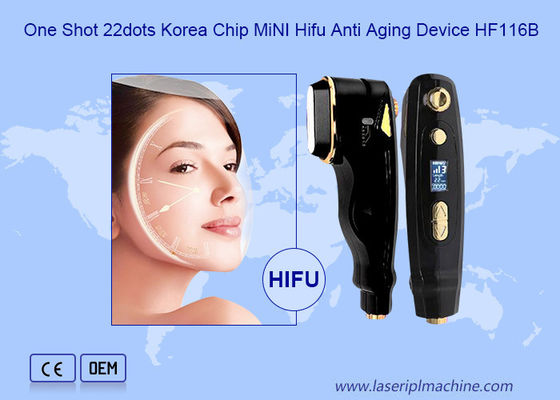 Máy làm đẹp Mini Hifu một shot 22 chấm để nâng mặt chống lão hóa