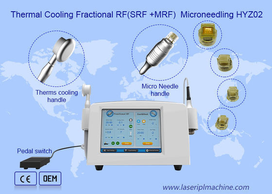 Máy RF di động Microneedle phân đoạn để nâng mặt và loại bỏ nếp nhăn