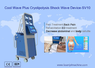 Đơn vị trị liệu bằng sóng xung kích Cool Wave Plus Cryolipolysis Làm đẹp cơ thể