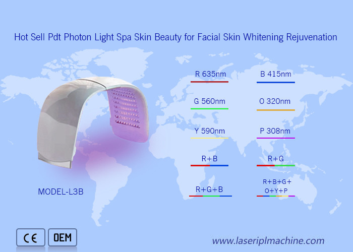 Hot Sell Pdt Photon Light Spa Skin Beauty cho da mặt làm trắng Da trẻ hóa