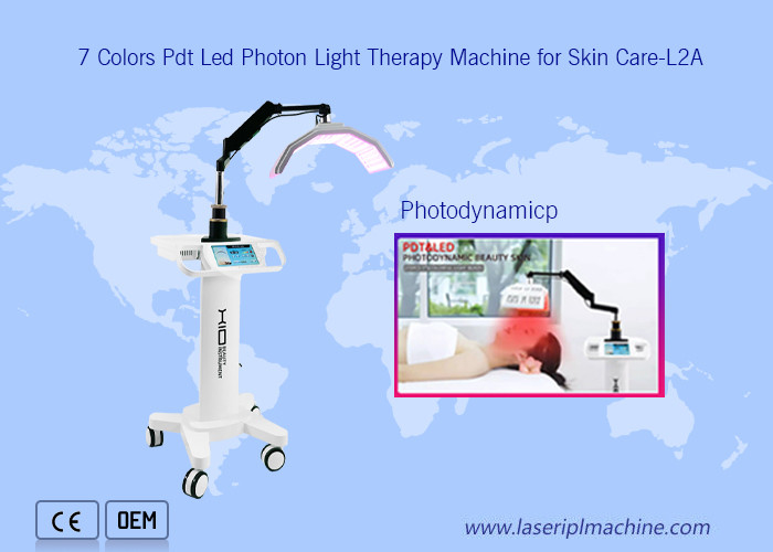 7 màu Pdt Led Photon Therapy Face Lifting Máy làm đẹp cho chăm sóc da.