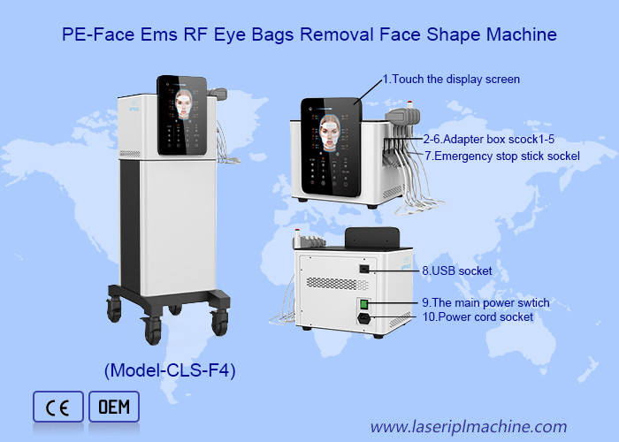 Máy EMS Microcurrent Face Lifting Cắt má Cắt da bằng mặt và cơ thể
