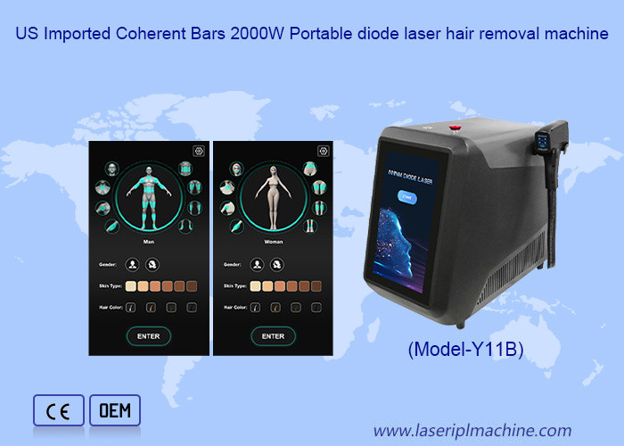 4 bước sóng lạnh laser 1-10HZ Diode Laser máy làm đẹp loại bỏ lông toàn thân
