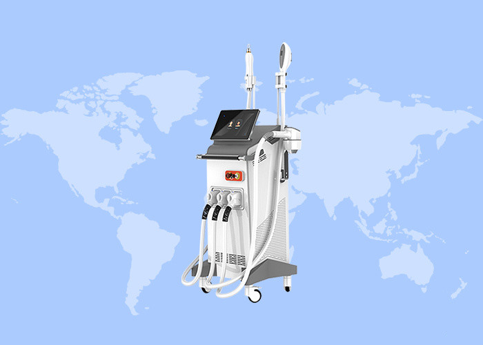 Máy laser đa chức năng dọc 808nm ND YAG IPL để loại bỏ lông chăm sóc da