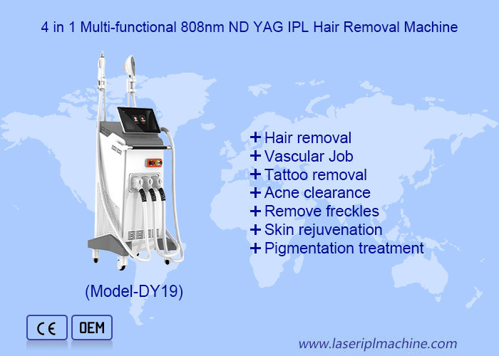 Q Switch 3 trong 1 Nd Yag + Diode Laser + IPL Laser Hair Removal Beauty Machine