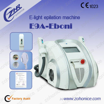 IPL RF màn hình cảm ứng loại bỏ lông thiết bị làm đẹp ELight Động tay với nút đỏ