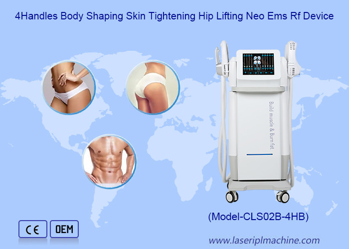 4 Máy xử lý hình dáng cơ thể Khớp da nâng hông Neo Ems RF Thiết bị kích thích cơ bắp