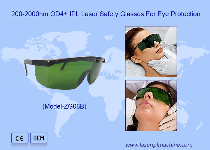 200-2000nm OD4+ IPL kính bảo vệ mắt an toàn bằng laser để điều trị tẩy lông bằng laser
