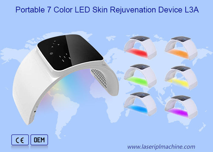 Máy trị liệu quang tử LED 7 màu ABS 30W có thể tháo rời cho chăm sóc da