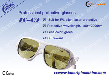 Kính an toàn Laser Yag màu vàng tùy chỉnh chuyên nghiệp 190nm