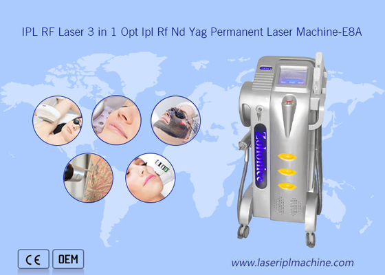 Rf Nd Yag Laser ODM Opt Shr Máy Ipl Tẩy lông không đau chuyên nghiệp