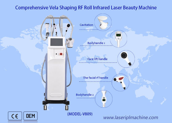 Giá tốt. Máy chuyên nghiệp 640nm Cavitation Máy giảm béo cơ thể Vela Laser hồng ngoại Rf Roll Shaper 90kpa trực tuyến