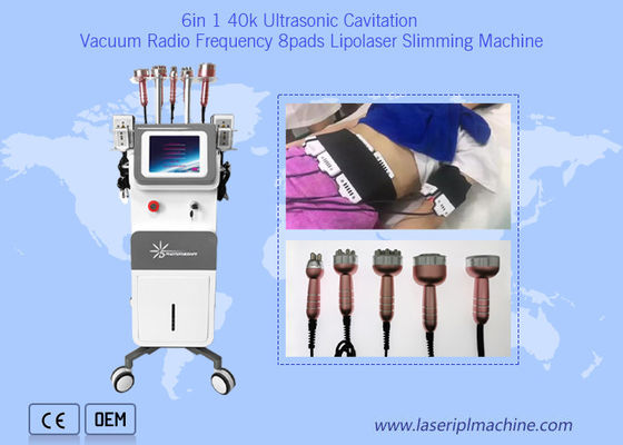 Giá tốt. Máy giảm béo cơ thể Rf 40k Cavitation Miếng đệm siêu âm Lipo Laser trực tuyến