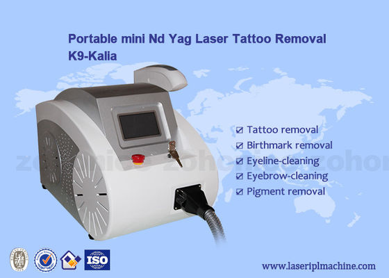 Giá tốt. Q-switched ND Yag Laser Tattoo Removal Machine Portable For Skin Pigment trực tuyến