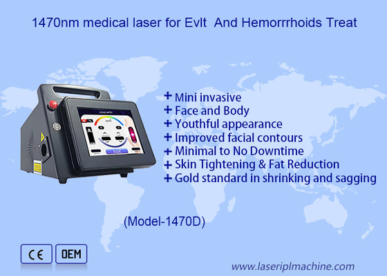 1470nm diode laser đốt cháy chất béo phẫu thuật lipolysis máy giảm cân laser