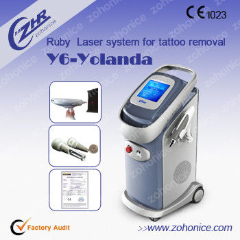 Giá tốt. Vertical Laser Tattoo Removal Machine Removal Pigment Plaque , High Energy trực tuyến