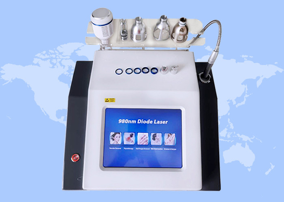 Máy loại bỏ da nhện Máy làm trẻ hóa da 980nm Diode Laser tần số 1 - 10HZ