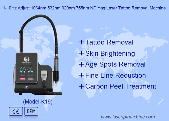 Máy laser ND Yag Picosecond 532nm 1064nm 1320nm Xóa Xăm