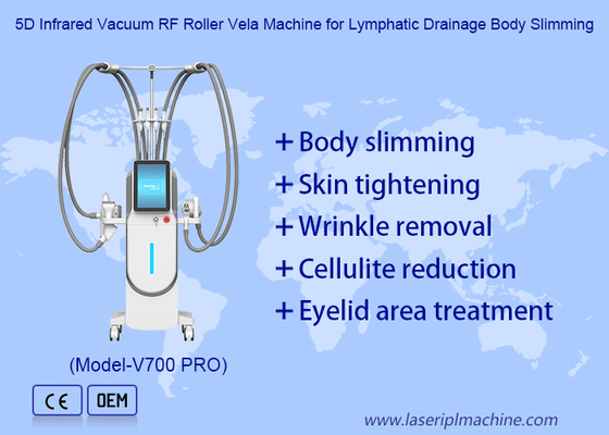 4 In1 Vacuum Roller Inner Ball Massage Máy giảm cellulite Vela Shape