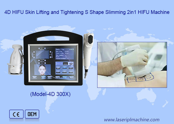 Máy 4D Hifu tạo hình cơ thể Liposonic 2 trong 1 nâng cơ mặt xóa nhăn