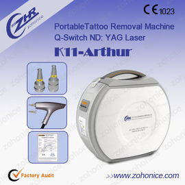 1064nm 532nm Máy cắt xăm bằng laser cho phòng làm đẹp Với công tắc Q